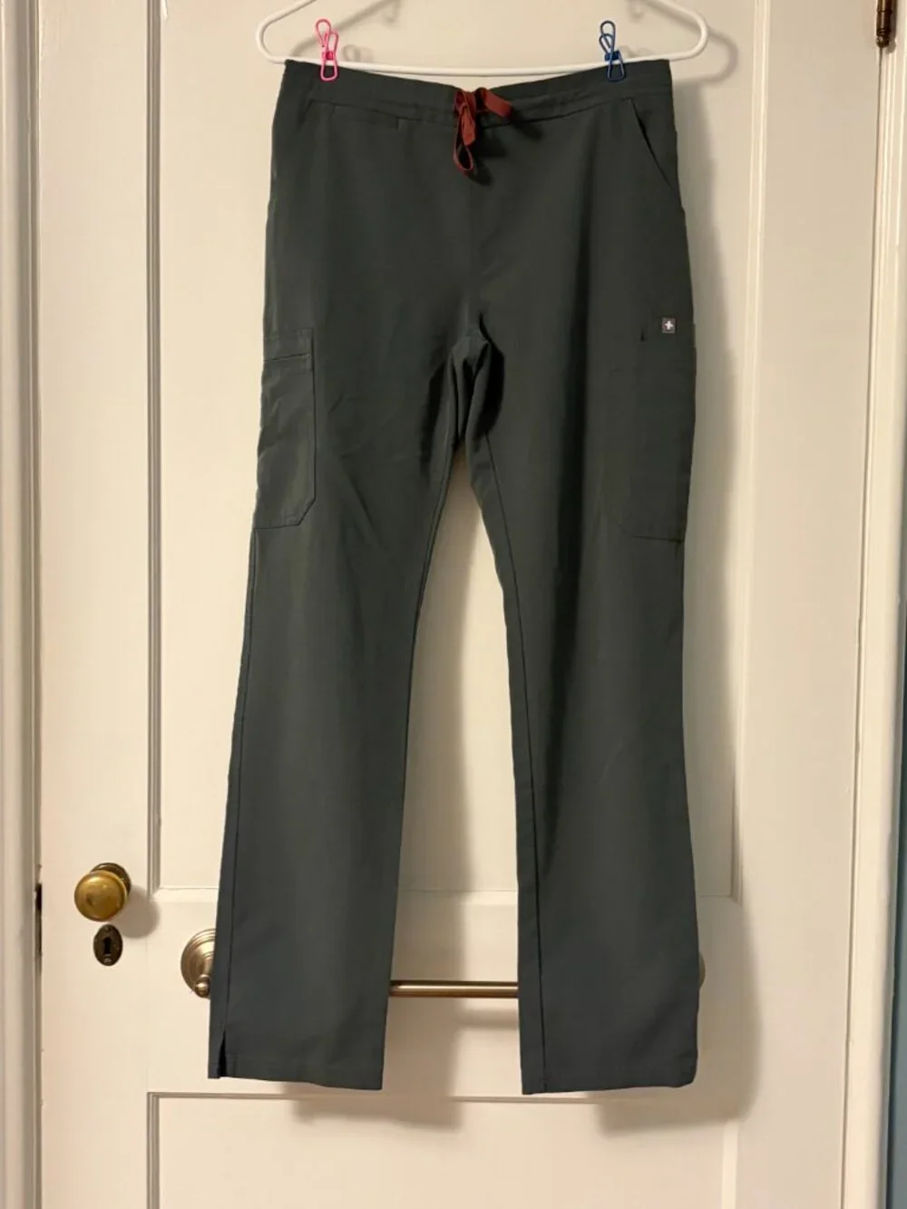 Figs women's small scrub set Bonsai High Waisted Yola skinny pant and casma top
